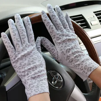 дамски летни къси дизайнерски ръкавици от 100% памук, женски тънки летни слънчеви ръкавици за шофиране с защита от uv R155