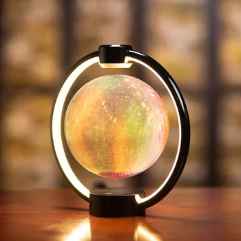 Novely Декорация на всекидневна с лунна светлина на магнитна висулка за Украса на дома умен лека нощ Bluetooth високоговорител 3D стереонампа