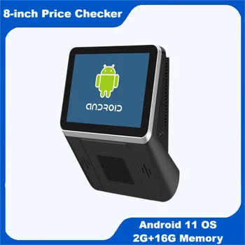 8-Инчов Екран, Android Price Проверка JC80 Стенен POS Терминал Баркод баркод QR-код Проверка на Цените на POS WIFI Ethernet