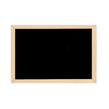 Двустранен черна дъска Дървени занаяти Дървената рамка е Малка черна дъска за писане обяви Декорация на дома, DIY Списък