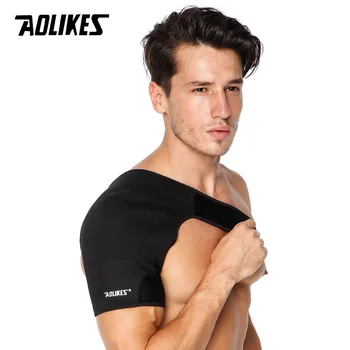 Бандаж за подкрепа на рамото AOLIKES, коректор на стойката на тялото при травми в рамото, защита за здраве, фитнес, спорт