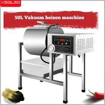 Вакуумната машина за месене на ролки XEOLEO, търговски компютърен вариант, захранващи налягане, машина за мариноване с двустранно процесор за готвене