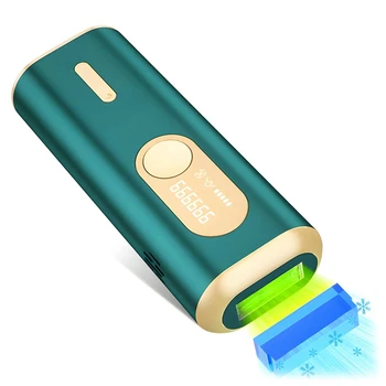 MYWIN Лазер IPL-Эпилятор с леден, охлаждане, Безболезнен син сапфир Бикини, За тялото, Подмишниците, Штепсельная вилица САЩ