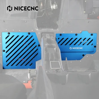 Комплект защитно покритие на отделението за батерията NICECNC за Can-Am Маверик X3 4x4 Turbo 2017 2018 2017-2018 Черен алуминий