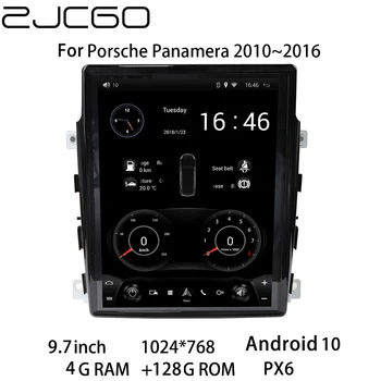 ZJCGO Мултимедиен Плейър Стерео GPS PX6 Радио Навигация Android 9 Екран за Porsche Panamera 2010 2011 2012 2013 2014 2015 2016