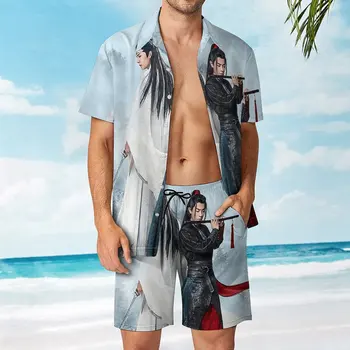 Плажен мъжки костюм UNTAMEDS 2019, графичен костюм от 2 теми, подходящи за най-високо качество