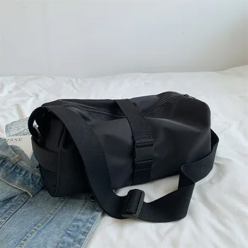 Спортна чанта за фитнес, водоустойчива чанта за наздравици в салона, найлонова чанта-месинджър, чанти за съхранение на багаж, пътни екип чанти