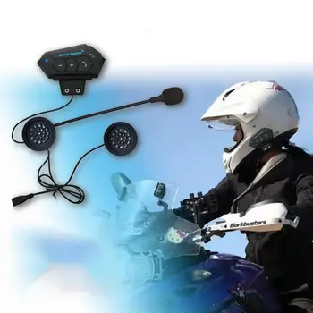 Bluetooth слушалка за мотоциклетни шлем BT5.0 Безжични слушалки за езда със защита от смущения Мотоциклетни слушалки за каски
