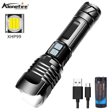 Alonefire X21 xhp99 на най-мощните led фенерче usb акумулаторна тактически фенер 26650 ръчно фенерче за къмпинг, лов