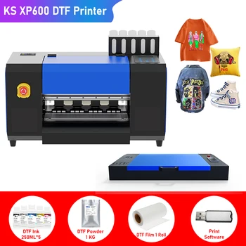 XP600 DTF Принтер За печат на тениски Машина за печат на A3 Директно На Филм DTF Принтер за пренасяне на тъкани дрехи и качулки dtf принтер