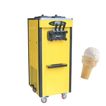 Машина за приготвяне на сладолед, вертикална машина за приготвяне на сладолед, професионална машина за приготвяне на замразено кисело мляко с три вкусове