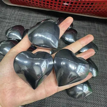 5,5 см, естествен камък, кристал, терагерцовый проба във формата на сърце, бижута подарък, изцеление