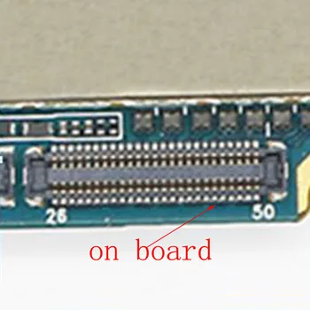 2 бр. LCD дисплей гъвкави печатни платки конектор дисплей Портове и конектори гъвкав кабел за ZOPO ZP955 h Vernee Apollo X Apollo Lite Гнездо върху дънната платка 50pin