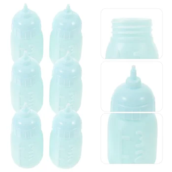 10 бр. миниатюрни бижута за бебешки бутилки, спомени за детската душа, мини пластмасова детска бутилка