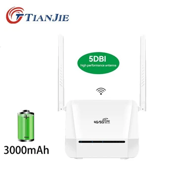 150 mbit/s 4G Wifi рутер Сим-картата е отключена CAT4 безжичен модем LTE антена портал 5dbi высокофункциональные рутери батерия 3000 ма