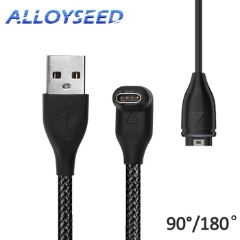 USB кабел за зареждане на лакътя за Garmin Fenix 7/7 S/7X/6/6S, сменное USB-зарядно, кабел за синхронизация на данни 100 см