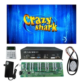 Безплатна доставка в САЩ Популярни 4/6/8/10 играчи Crazy Shark Fish Hunter слот машина домакин аксесоари