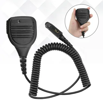 Говорител микрофон с повишено кабел за радиостанции Motorola GP328PLUS/GP338PLUS/PTX-760PLUS ръчен микрофон