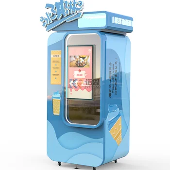 Автомат за продажба на сладолед с монетоприемником, автомат за сладолед със замразено мек сладолед, интелигентен автоматичен робот-производител, машина за продажба на сладолед