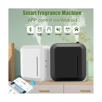 Бял интелигентен аромат машина за ароматизиране 150 мл приложение за управление на освежители за въздух маслен дифузер за домашния офис