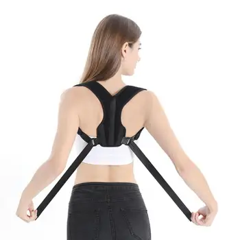 Нов колан за корекция на кифоза на гърба за мъже и жени с коректора стойка на гръбначния стълб, поддържащ колан, регулируем корекция на позата на гърба
