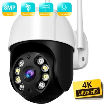 BESDER 4K 8MP 5MP Ultra HD PTZ IP Камера AI Откриване на Човек Водоустойчив WiFi Камера за Сигурност Автоматично Следене на P2P Видеонаблюдение