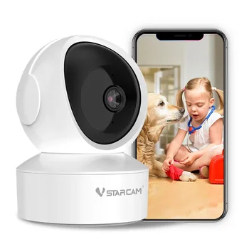 Vstarcam 4-Мегапикселова Камера Вътрешна, Безжична WIFI 5G Двухчастотная Камера за Сигурност За Контрол на Движение В помещението за Нощно Виждане 5G WIFI Камера
